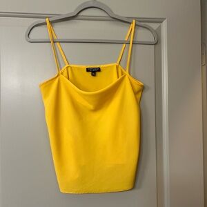 Size 2 top shop mustard yellow tank top